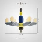 Люстра ALISA Синий + Мультиколор Lampatron 8623-24069