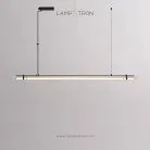 Реечный, рядный светильник DITMAR LONG Размер S. Цвет Чернёная латунь Lampatron 8497-23428