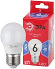 Лампочка светодиодная ЭРА LED P45-6W-865-E27 R