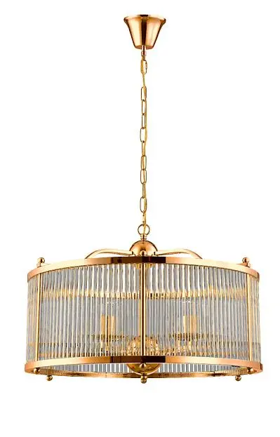 Подвесная люстра Crystal Lux TADEO SP6 D600 GOLD/TRANSPARENTE Подвесная люстра Crystal Lux TADEO SP6 D600 GOLD/TRANSPARENTE
