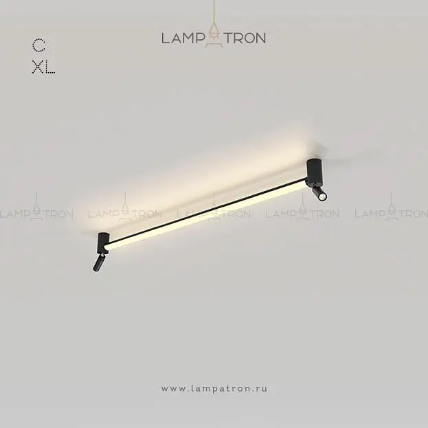 Потолочный светильник FORCE Тип С. Размер XL. Цвет Черный Lampatron 4163-10309 Потолочный светильник FORCE Тип С. Размер XL. Цвет Черный Lampatron 4163-10309