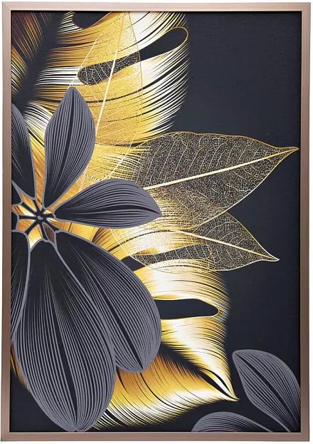 Картина на холсте Garda Decor 89VOR-GOLDEN LEAVES-4