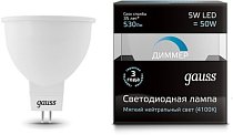 Лампа Gauss 101505205-D LED Elementary MR16