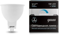 Лампа Gauss 101505205-D LED Elementary MR16