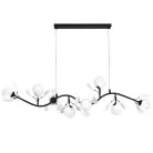 Люстра 8х6W(led) G9 ЧЕРНЫЙ/БЕЛЫЙ Lightstar 799087 Ceramo BW