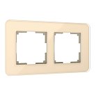 Рамка из стекла на 2 поста Werkel W0022443 Elite айвори a057883