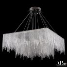 Люстра светодиодная хрустальная APL LED SH04.86.2D.B.Ni.4000 Sicilia