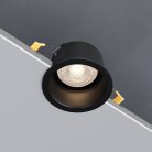 Светильник встраиваемый GU10 чёрный elektrostandard 25008/01 Hide a064263