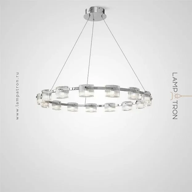 Кольцевые люстры и светильники NICOLETTA CHROME 9 плафонов Lampatron nicoletta-chrome-9 8593-23935 Кольцевые люстры и светильники NICOLETTA CHROME 9 плафонов Lampatron nicoletta-chrome-9 8593-23935