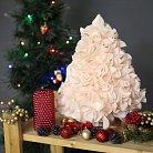 Интерьерная настольная лампа Uniel ULW-R07 T/WHITE+GREEN/150C/A Ель пудровая