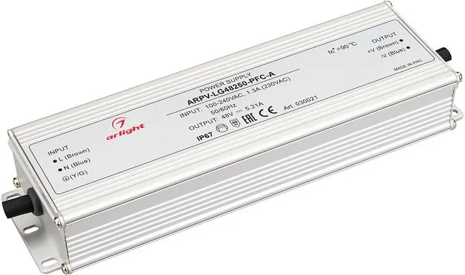 Блок питания для светодиодной ленты Arlight 030021 ARPV-LG Блок питания для светодиодной ленты Arlight 030021 ARPV-LG