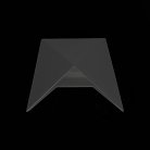 Светильник уличный настенный Черный LED 1*7W 4000K ST Luce SL9503.401.01 CANNETO