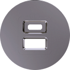 Накладка для розеток USB, шампань, Donel DO28651 D16