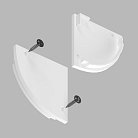 Комплект заглушек для углового профиля LeDron 3030-Z White