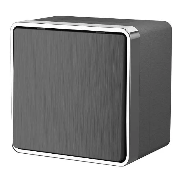 Выключатель одноклавишный влагозащищенный Werkel W5010204 Gallant (графит рифленый) a051345 Выключатель одноклавишный влагозащищенный Werkel W5010204 Gallant (графит рифленый) a051345