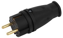 Вилка ЭРА VX10-B-IP44