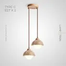 Готовая комбинация светильников JAMTE COMBO Тип C. 2 лампы. Диск Lampatron 7122-19545