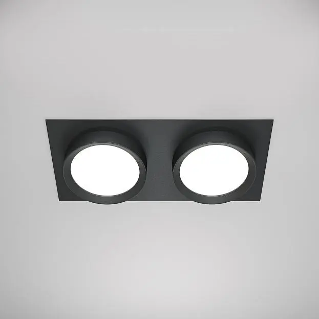 Встраиваемый светильник Technical Maytoni DL086-02-GX53-SQ-B Hoop Встраиваемый светильник Technical Maytoni DL086-02-GX53-SQ-B Hoop