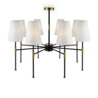 Потолочная люстра Freya FR5196PL-08BBS Tida