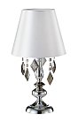 Настольная лампа Crystal Lux MERCEDES LG1 CHROME/SMOKE 0950/501