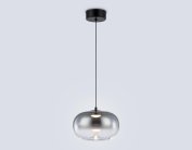 Подвесной светильник Ambrella light LH11082 BK/SM черный/дымчатый 4W 3000K D180*130