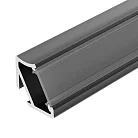 Профиль ALM-V60-2020 ANOD Black (, Алюминий) Arlight 026694(1)