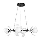 Люстра 6х6W(led) G9 ЧЕРНЫЙ/БЕЛЫЙ Lightstar 799067 Ceramo BW