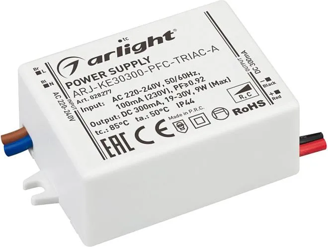 Блок питания для светодиодной ленты Arlight 028277 Блок питания для светодиодной ленты Arlight 028277
