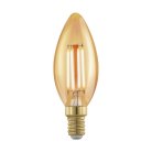 Лампа светодиодная Eglo 110069 C35, 4W(E14), 300lm, 1700K, янтарный