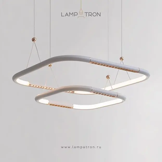 Кольцевые люстры и светильники RUBIC 2 кольца. Вариант 1 Lampatron 8162-22344 Кольцевые люстры и светильники RUBIC 2 кольца. Вариант 1 Lampatron 8162-22344
