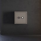 Накладка для розетки телевизионной оконечной TV+SAT, (капучино) Voltum VLS001614 S70