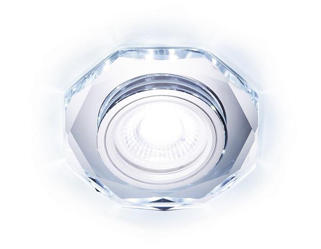 Встраиваемый точечный светильник MR16 со светодиодной подсветкой Ambrella light S213 CL Compo Spot