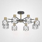 Потолочная Люстра Corf B3 Black 8 Lamps By Imperiumloft 189477-26
