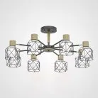 Потолочная Люстра Corf B3 Black 8 Lamps By Imperiumloft 189477-26