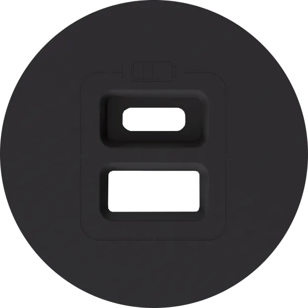 Накладка для розеток USB, матовый шоколад, Donel DO28642 D16