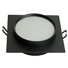 Светильник встраиваемый  Feron 51357 DL506 потолочный GX53 черный круг