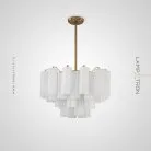 Люстра WIEN 9 ламп. Молочное стекло Lampatron 8846-25457