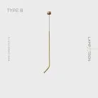 Подвесной светильник ZAKRIS Тип B. Цвет Латунь Lampatron 7295-20110