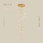 Готовая комбинация светильников MIELE 19 ламп. Белый свет Lampatron 5319-13611