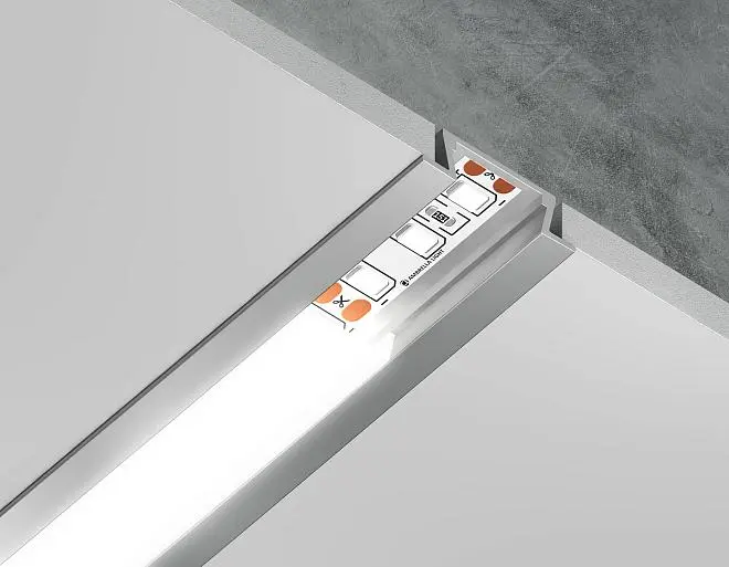 Алюминиевый профиль встраиваемый Ambrella light GP1001AL Alum Profile Алюминиевый профиль встраиваемый Ambrella light GP1001AL Alum Profile