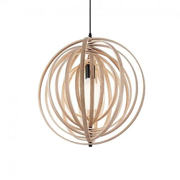 Подвесной светильник Ideal Lux 138275 DISCO SP1 LEGNO Подвесной светильник Ideal Lux 138275 DISCO SP1 LEGNO