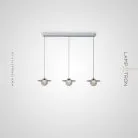 Готовая комбинация светильников USKO TRIO Цвет Хром Lampatron 7529-20991