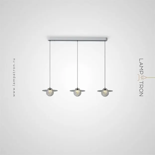 Готовая комбинация светильников USKO TRIO Цвет Хром Lampatron 7529-20991 Готовая комбинация светильников USKO TRIO Цвет Хром Lampatron 7529-20991