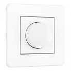 Комплект - диммер 500W с рамкой однопостовой белый пластик Arte Milano SET16-1-48-1 white