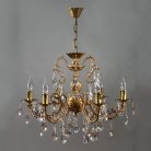 Подвесная люстра Ambiente Alicante 8888/6 AB Tear drop