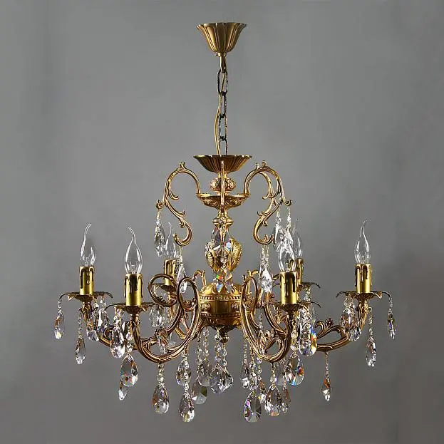 Подвесная люстра Ambiente Alicante 8888/6 AB Tear drop Подвесная люстра Ambiente Alicante 8888/6 AB Tear drop