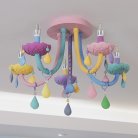 Потолочная люстра RAINBOW SHORT 5 ламп. Lampatron rainbow-short-5 1332-1004