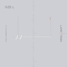 Реечный, рядный светильник DAMARIS Размер L. Цвет Белый. Белый свет Lampatron 6479-17529