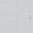 Реечный, рядный светильник DAMARIS Размер L. Цвет Белый. Белый свет Lampatron 6479-17529