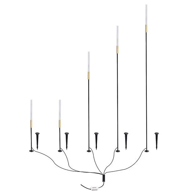 Грунтовый светильник Arte Lamp A1083PA-5BK MUSTER 